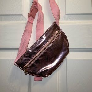 Rose gold fanny pack